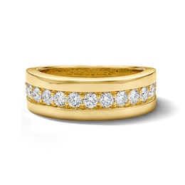 Vera Wang Men’s 1 CT. T.W. Lab-Grown Diamond Band in 14K Gold (F/VS2)