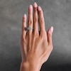 Thumbnail Image 2 of 1/2 CT. T.W. Multi-Diamond Double Frame Engagement Ring in 10K Gold