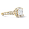 Thumbnail Image 3 of 1-1/2 CT. T.W. Princess-Cut Certified Lab-Grown Diamond Frame Engagement Ring in 14K Gold (F/VS2)