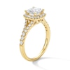 Thumbnail Image 4 of 1-1/2 CT. T.W. Princess-Cut Certified Lab-Grown Diamond Frame Engagement Ring in 14K Gold (F/VS2)
