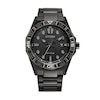Thumbnail Image 1 of Men’s Citizen Eco-Drive® Brycen Black IP Stainless Steel Analog Watch with Black Dial (Model: AW1855-52E)