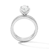 Thumbnail Image 3 of 3 CT. T.W. Pear-Shaped Certified Lab-Grown Diamond Bridal Set in 14K White Gold (F/VS2)