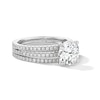 Thumbnail Image 4 of 3 CT. T.W. Certified Lab-Grown Diamond Bridal Set in 14K White Gold (F/VS2)