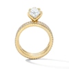 Thumbnail Image 3 of 3 CT. T.W. Pear-Shaped Certified Lab-Grown Diamond Bridal Set in 14K Gold (F/VS2)