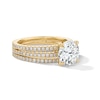 Thumbnail Image 4 of 3 CT. T.W. Certified Lab-Grown Diamond Bridal Set in 14K Gold (F/VS2)