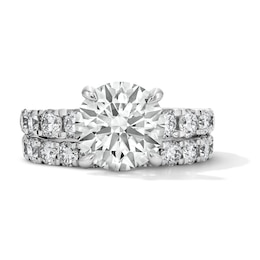 5 CT. T.W. Certified Lab-Grown Diamond Bridal Set in 14K White Gold (F/VS2)