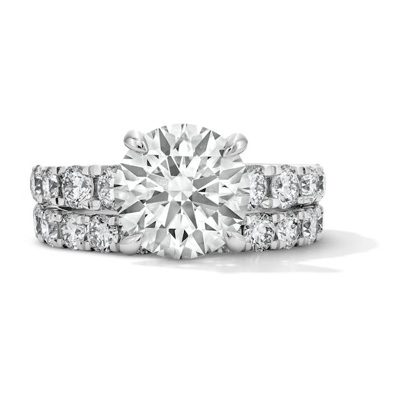 5 CT. T.w. Certified Lab-Grown Diamond Bridal Set in 14K White Gold (F/Vs2)