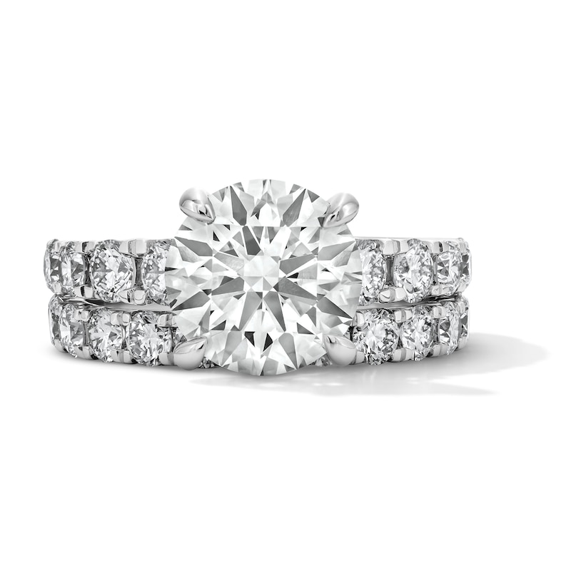 Main Image 1 of 5 CT. T.W. Certified Lab-Grown Diamond Bridal Set in 14K White Gold (F/VS2)