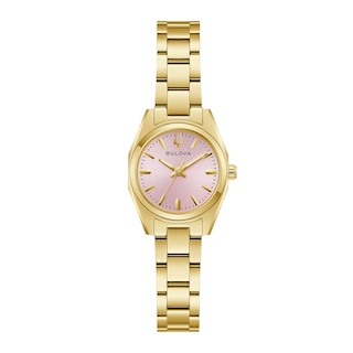 Ladies’ Bulova Classic Surveyor Analog Watch with Pink Dial (Model: 97L187)