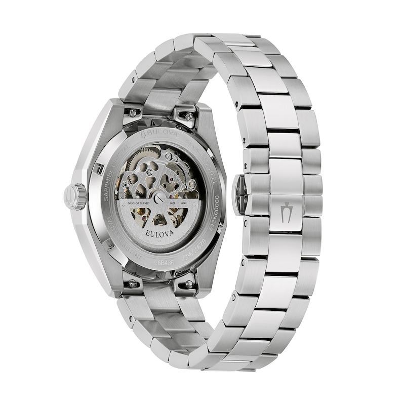 Main Image 3 of Men’s Bulova Dress Classic Surveyor Automatic Watch with Blue Dial (Model: 96B436)
