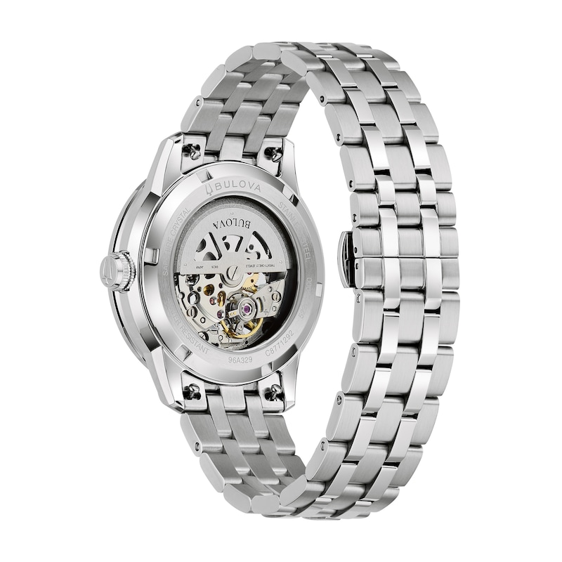 Main Image 3 of Men’s Bulova Dress Classic Sutton Automatic Watch with Green Dial (Model: 96A329)