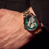 Thumbnail Image 5 of Men’s Bulova Dress Classic Sutton Automatic Watch with Green Dial (Model: 96A329)