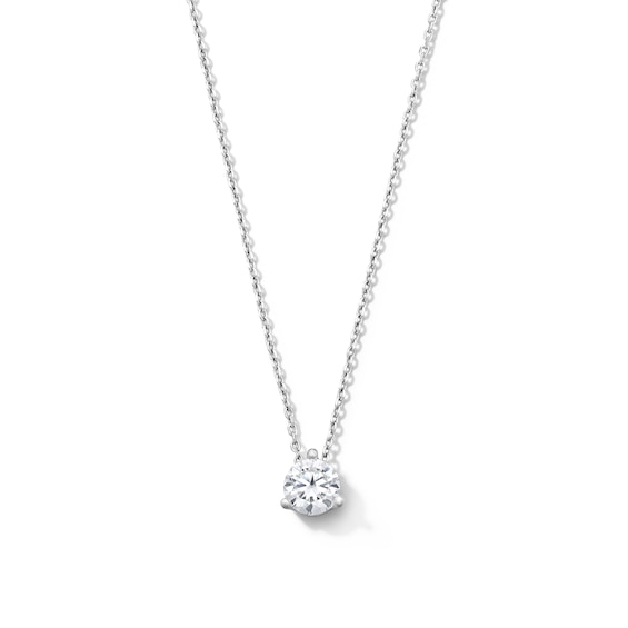 1/2 CT. T.w. Certified Lab-Grown Diamond Solitaire Pendant in 14K White Gold (F/Vs2)