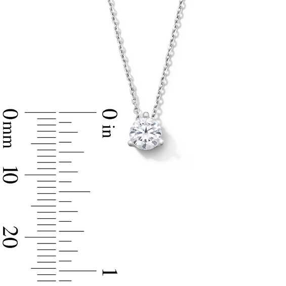 1/2 CT. T.w. Certified Lab-Grown Diamond Solitaire Pendant in 14K White Gold (F/Vs2)