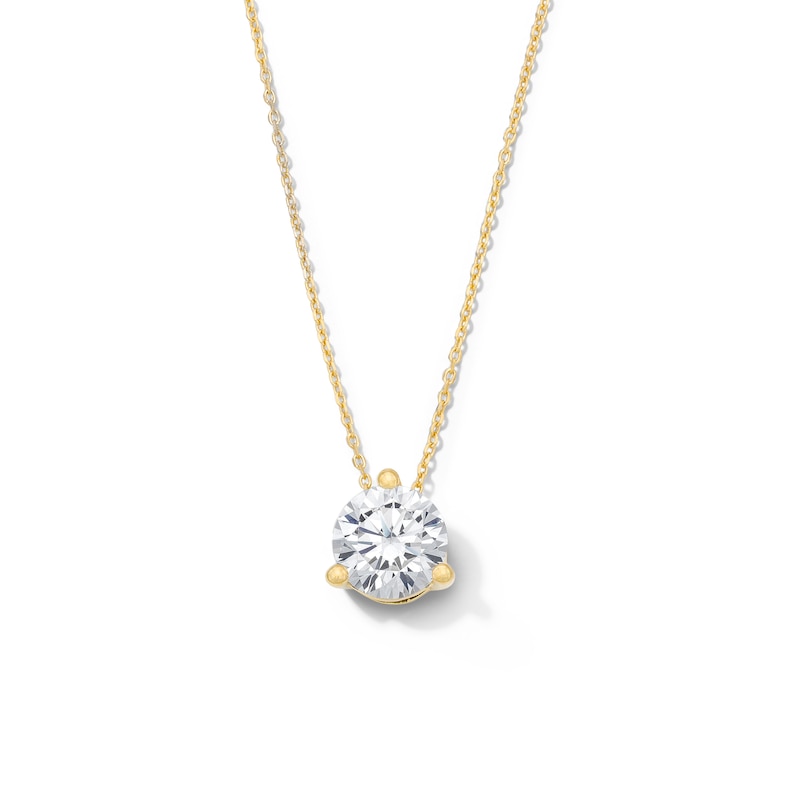 Main Image 1 of 2 CT. T.W. Certified Lab-Grown Diamond Solitaire Pendant in 14K Gold (F/VS2)