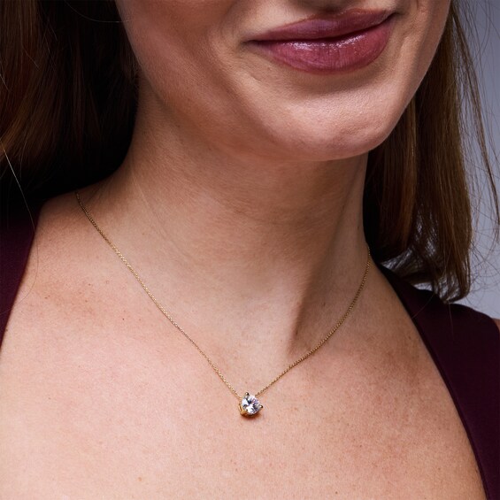 2 CT. T.w. Certified Lab-Grown Diamond Solitaire Pendant in 14K Gold (F/Vs2)