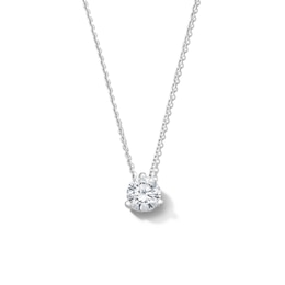 1 CT. T.W. Certified Lab-Grown Diamond Solitaire Pendant in 14K White Gold (F/VS2)