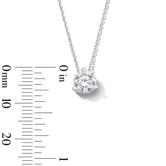 1 CT. T.w. Certified Lab-Grown Diamond Solitaire Pendant in 14K White Gold (F/Vs2)