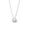 Thumbnail Image 1 of 2 CT. T.W. Certified Lab-Grown Diamond Solitaire Pendant in 14K White Gold (F/VS2)