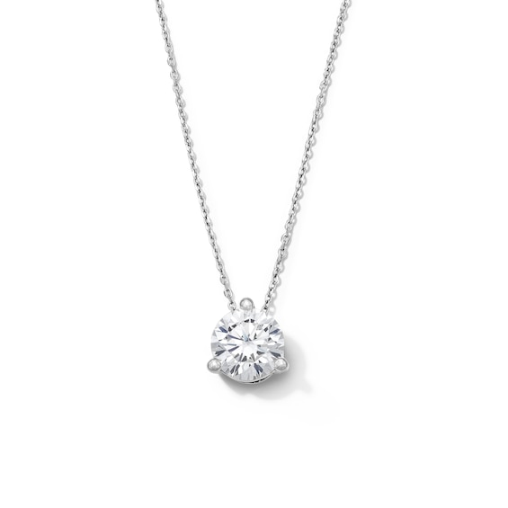 2 CT. T.w. Certified Lab-Grown Diamond Solitaire Pendant in 14K White Gold (F/Vs2)
