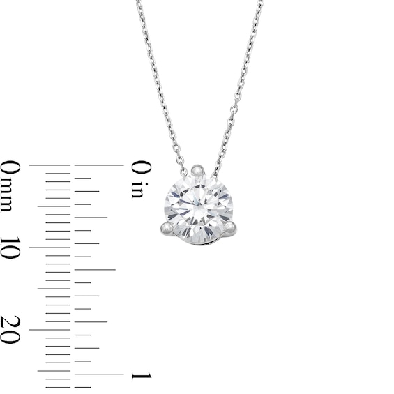 2 CT. T.w. Certified Lab-Grown Diamond Solitaire Pendant in 14K White Gold (F/Vs2)