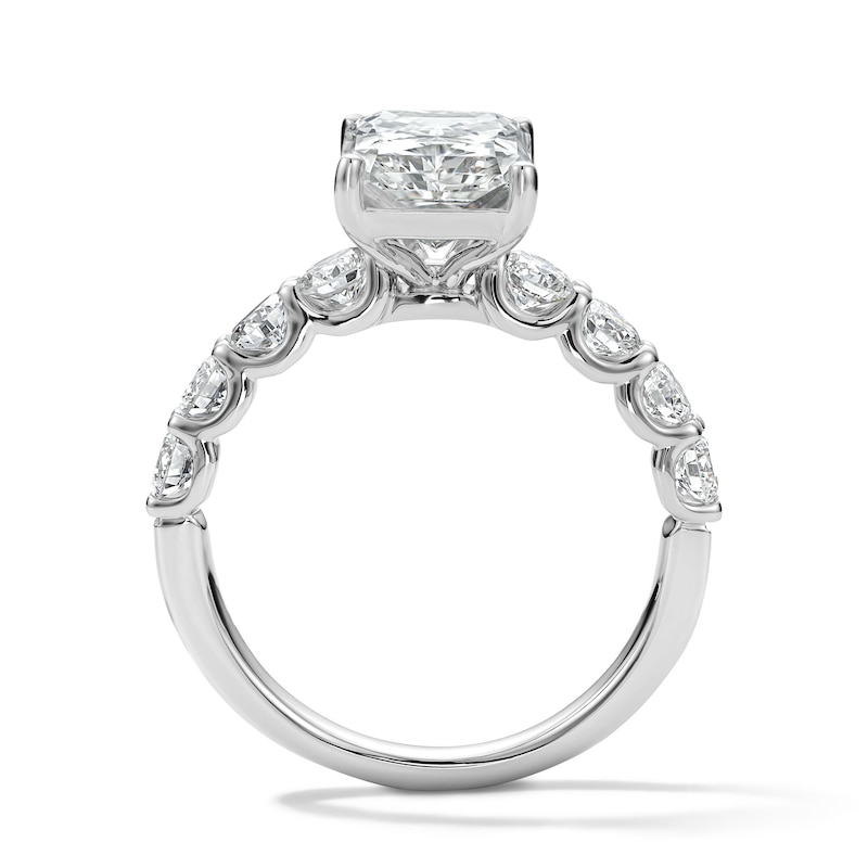 Main Image 3 of 4 CT. T.W. Radiant-Cut Certified Lab-Grown Diamond Engagement Ring in 14K White Gold (F/VS2)