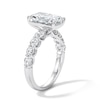 Thumbnail Image 5 of 4 CT. T.W. Radiant-Cut Certified Lab-Grown Diamond Engagement Ring in 14K White Gold (F/VS2)