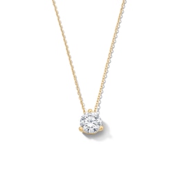 1 CT. T.W. Certified Lab-Grown Diamond Solitaire Pendant in 14K Gold (F/VS2)