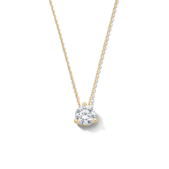 1 CT. T.w. Certified Lab-Grown Diamond Solitaire Pendant in 14K Gold (F/Vs2)