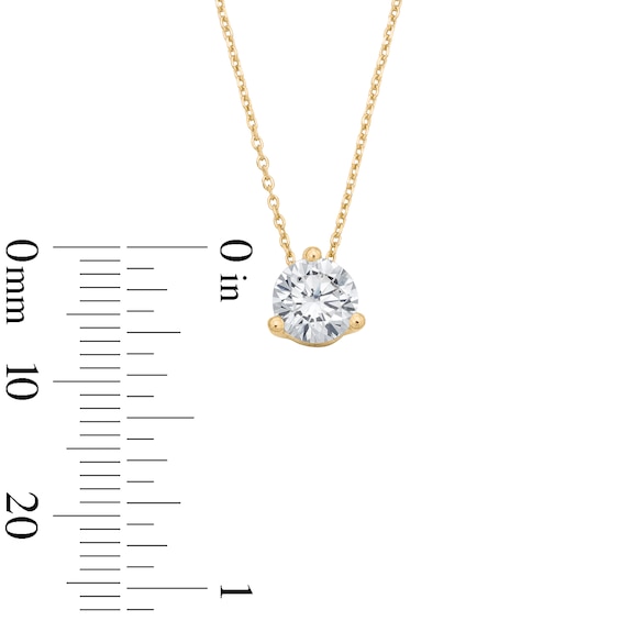 1 CT. T.w. Certified Lab-Grown Diamond Solitaire Pendant in 14K Gold (F/Vs2)