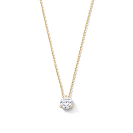 1/2 CT. T.W. Certified Lab-Grown Diamond Solitaire Pendant in 14K Gold (F/VS2)