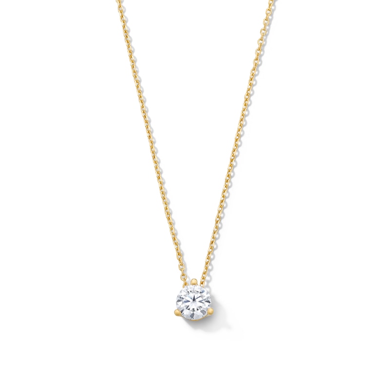 Main Image 1 of 1/2 CT. T.W. Certified Lab-Grown Diamond Solitaire Pendant in 14K Gold (F/VS2)