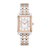 Thumbnail Image 1 of Ladies’ Bulova Two-Tone IP Stainless Steel Analog Watch with White Dial (Model: 98L328)