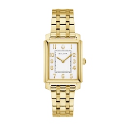 Ladies’ Bulova Dress Classic Sutton Analog Watch with White Dial (Model: 97L186)