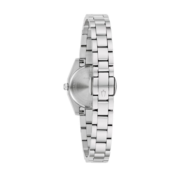 Ladiesâ Bulova Classic Surveyor Analog Watch with Blue Dial (Model: 96L345)