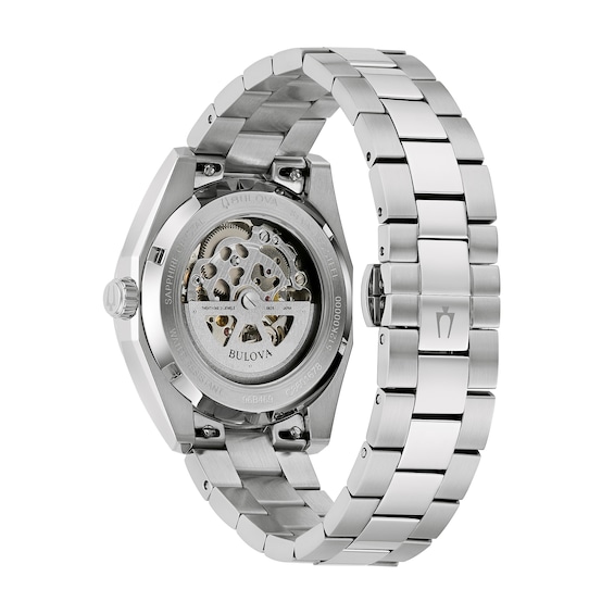 Menâs Bulova Surveyor Automatic Watch with Blue Dial (Model: 96B469)