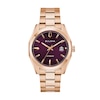 Thumbnail Image 1 of Men’s Bulova Rose-Tone IP Automatic Watch with Purple Dial (Model: 97B234)