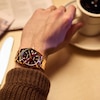 Thumbnail Image 5 of Men’s Bulova Rose-Tone IP Automatic Watch with Purple Dial (Model: 97B234)