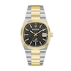 Thumbnail Image 1 of Men’s Bulova Super Seville Two-Tone Analog Watch with Black Cushion Dial (Model: 98B458)