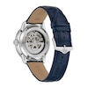Thumbnail Image 3 of Men’s Bulova Dress Classic Sutton Automatic Watch with Silver-Tone Dial and Blue Leather Strap (Model: 96A330)