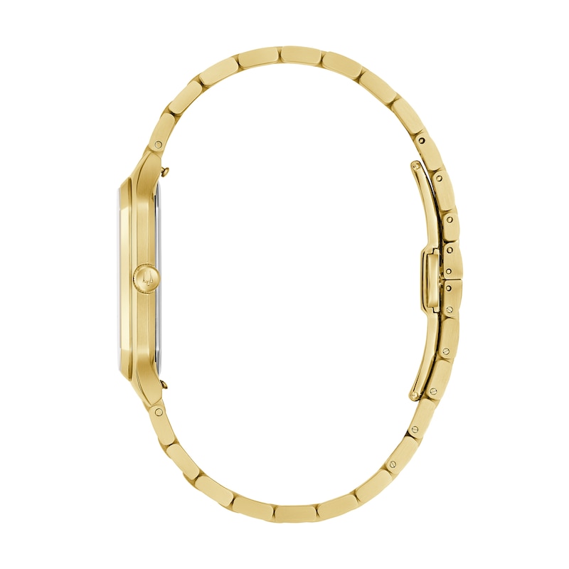 Main Image 2 of Men’s Bulova Classic Tony Bennett Gold-Tone IP Analog Watch with Silver-Tone Dial (Model: 97B236)