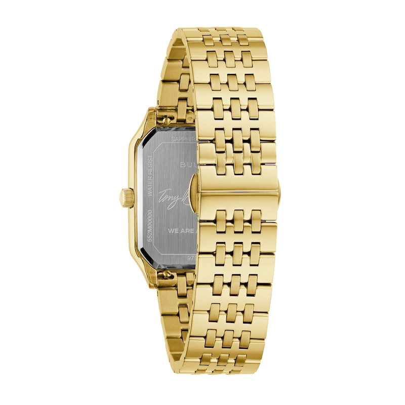 Main Image 3 of Men’s Bulova Classic Tony Bennett Gold-Tone IP Analog Watch with Silver-Tone Dial (Model: 97B236)