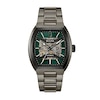 Thumbnail Image 1 of Men’s Bulova Machina Gray IP Tonneau Automatic Watch with Green Dial (Model: 98A321)