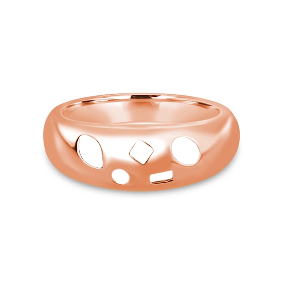 Domed Mixed-Shape Birthstone Ring (4-7 Stones)