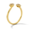 Thumbnail Image 4 of 1/4 CT. T.W. Certified Lab-Grown Diamond Starburst Open Bypass Ring in 10K Gold (F/VS2)