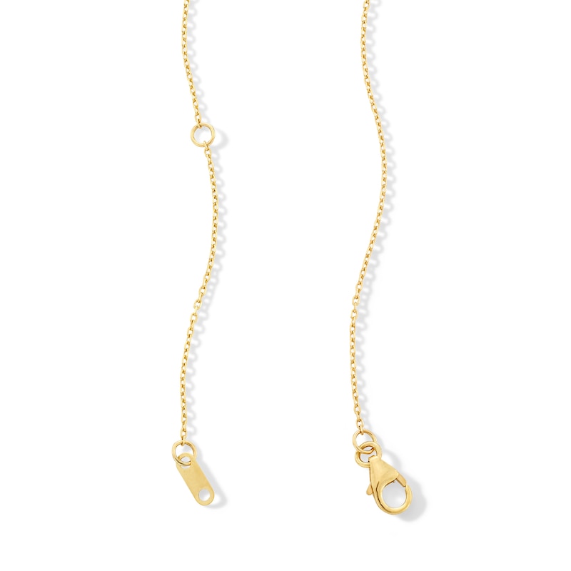 Main Image 3 of 1 CT. T.W. Marquise-Cut Certified Lab-Grown Diamond Tapered Drop Necklace in 10K Gold (F/VS2)