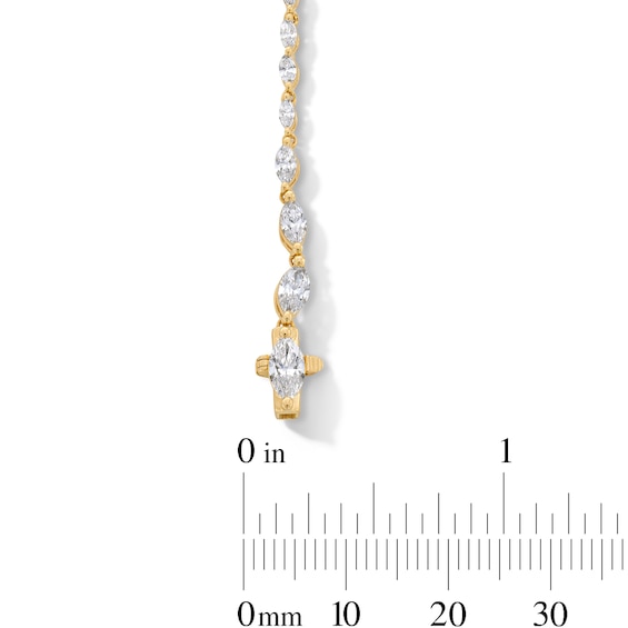 3 CT. T.w. Marquise-Cut Certified Lab-Grown Diamond Bracelet in 10K Gold (F/Vs2)