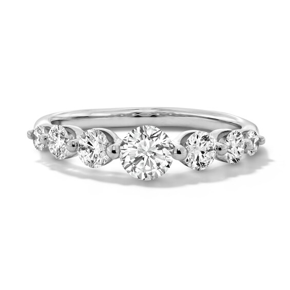 1 CT. T.w. Certified Lab-Grown Diamond Seven-Stone Band in 10K Gold (F/Vs2