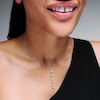 Thumbnail Image 2 of 1 CT. T.W. Marquise-Cut Certified Lab-Grown Diamond Journey Necklace in 10K White Gold (F/VS2)