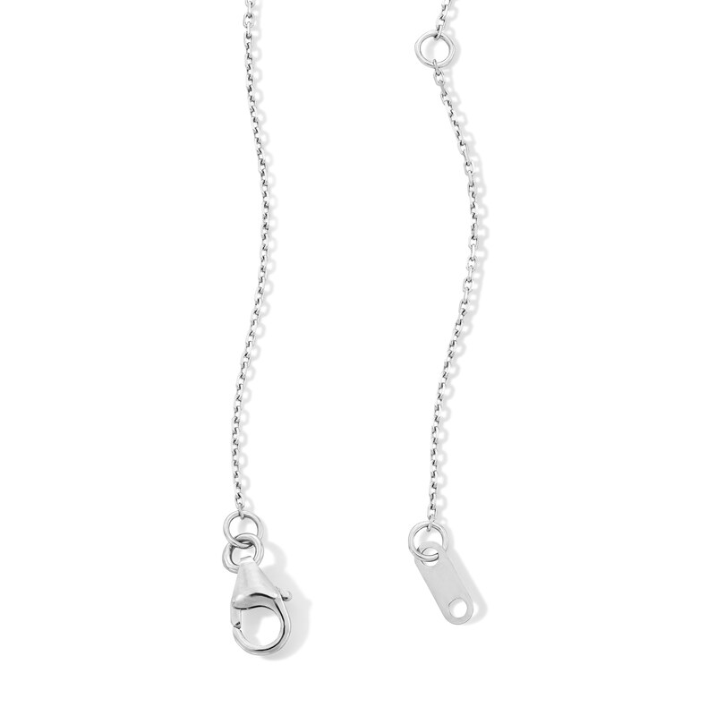 Main Image 3 of 1 CT. T.W. Marquise-Cut Certified Lab-Grown Diamond Journey Necklace in 10K White Gold (F/VS2)